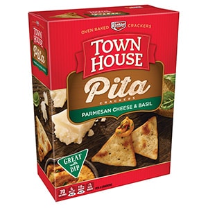 Town House Parmesan Cheese & Basil Pita Crackers 9.5 oz