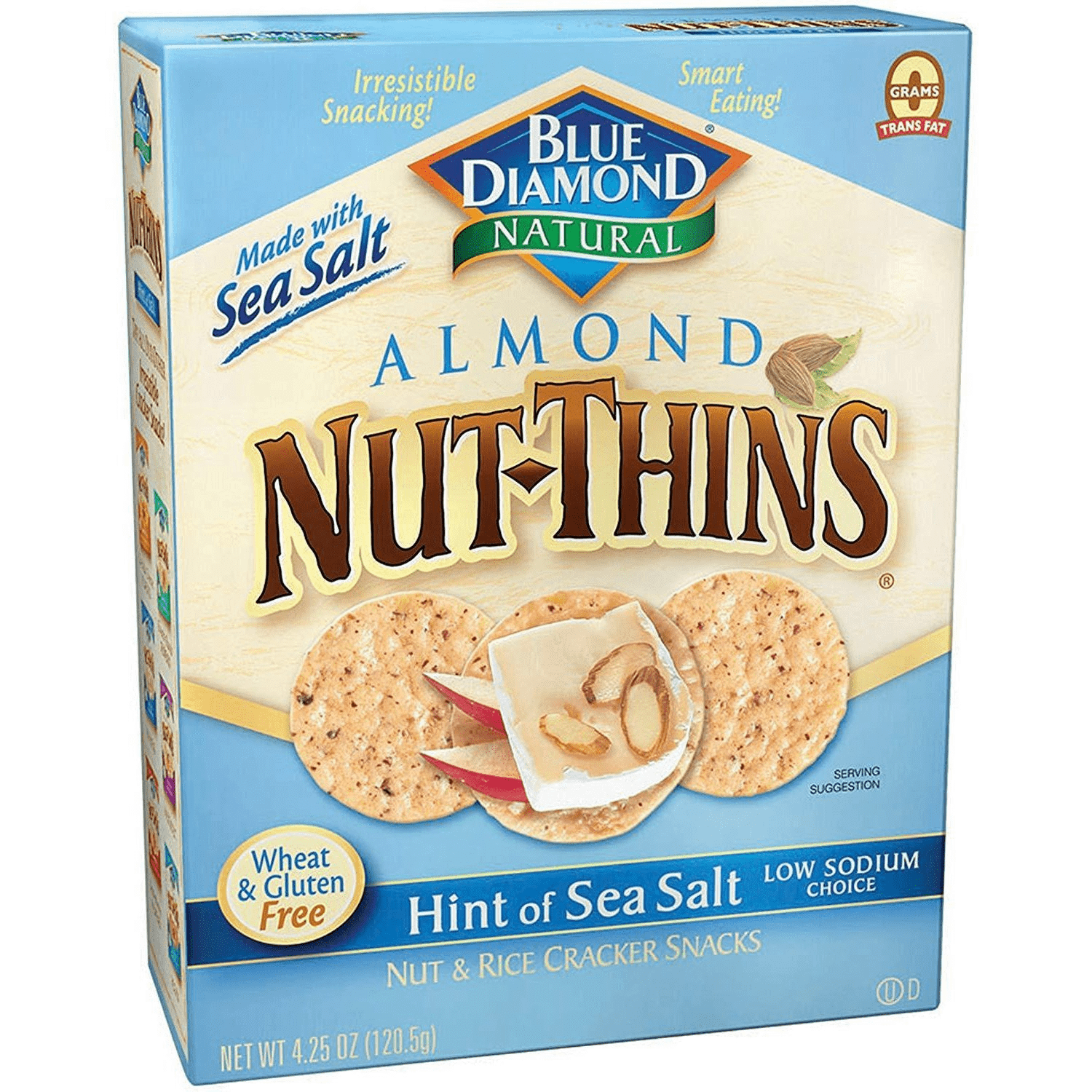 Blue Diamond Hint of Sea Salt Nut-Thins Crackers 4.25oz