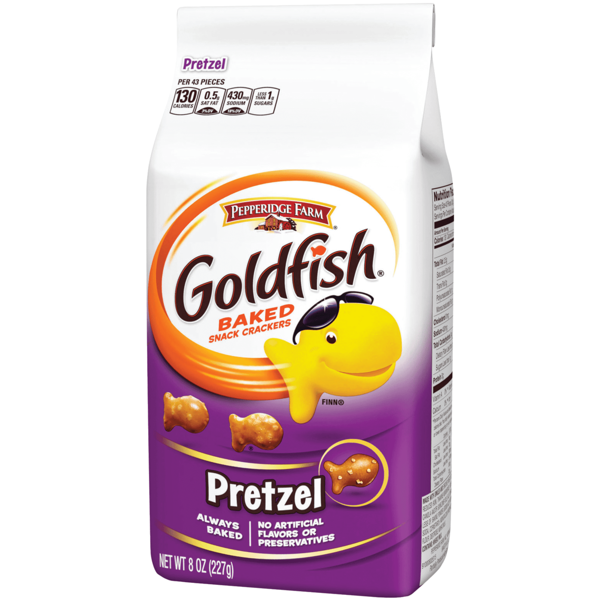 Pepperidge Farm Pretzel Goldfish Baked Snack Crackers 8 oz