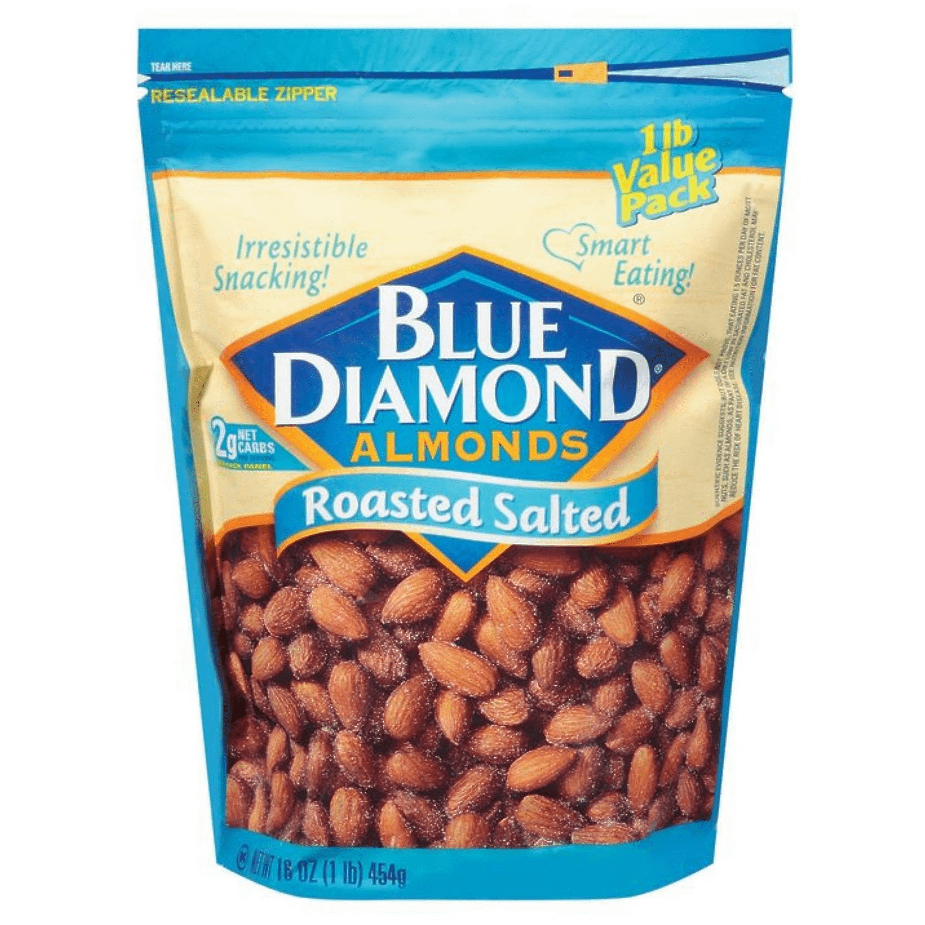 Blue Diamond Roasted Salted Almonds 16oz