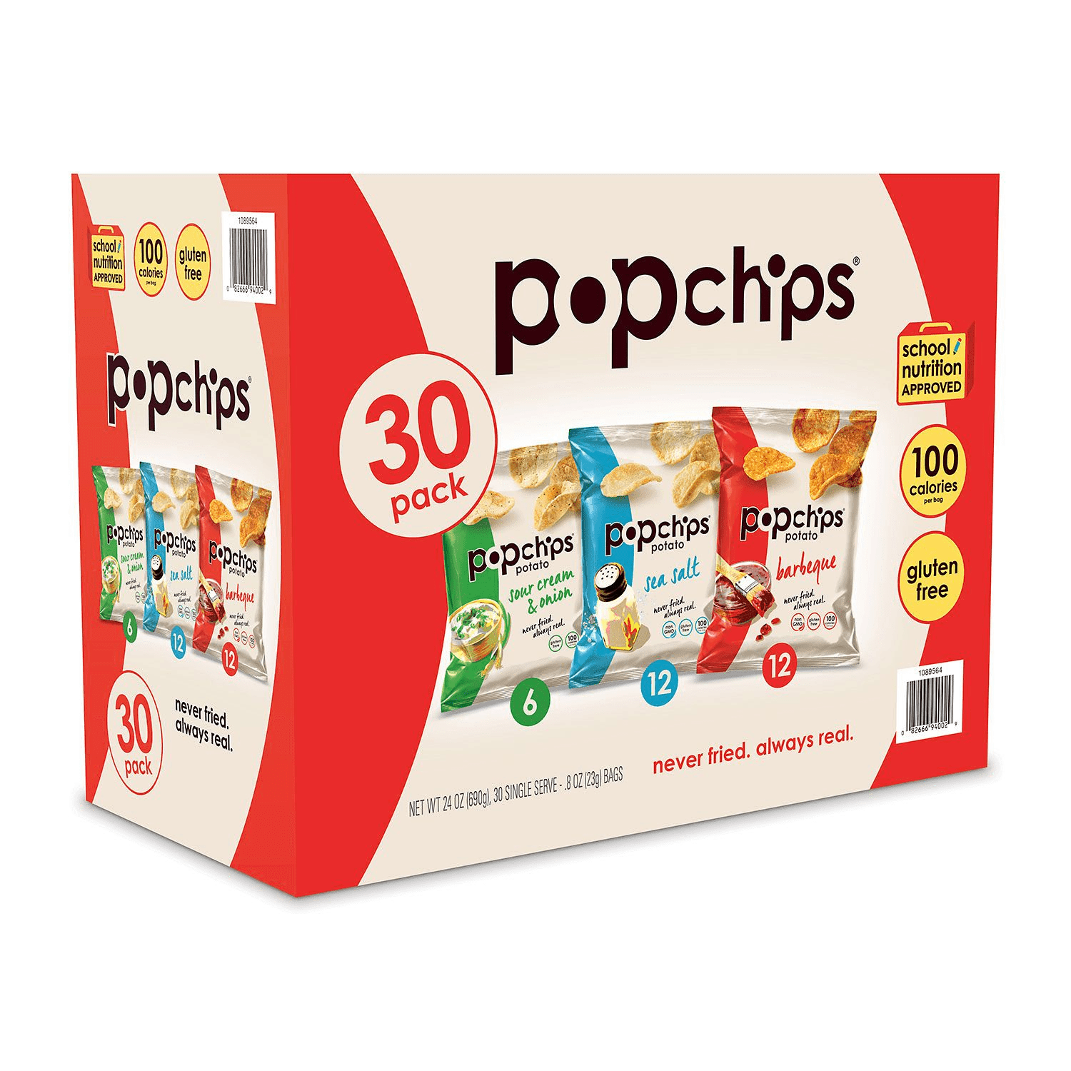 Popchips Variety Pack 30pk