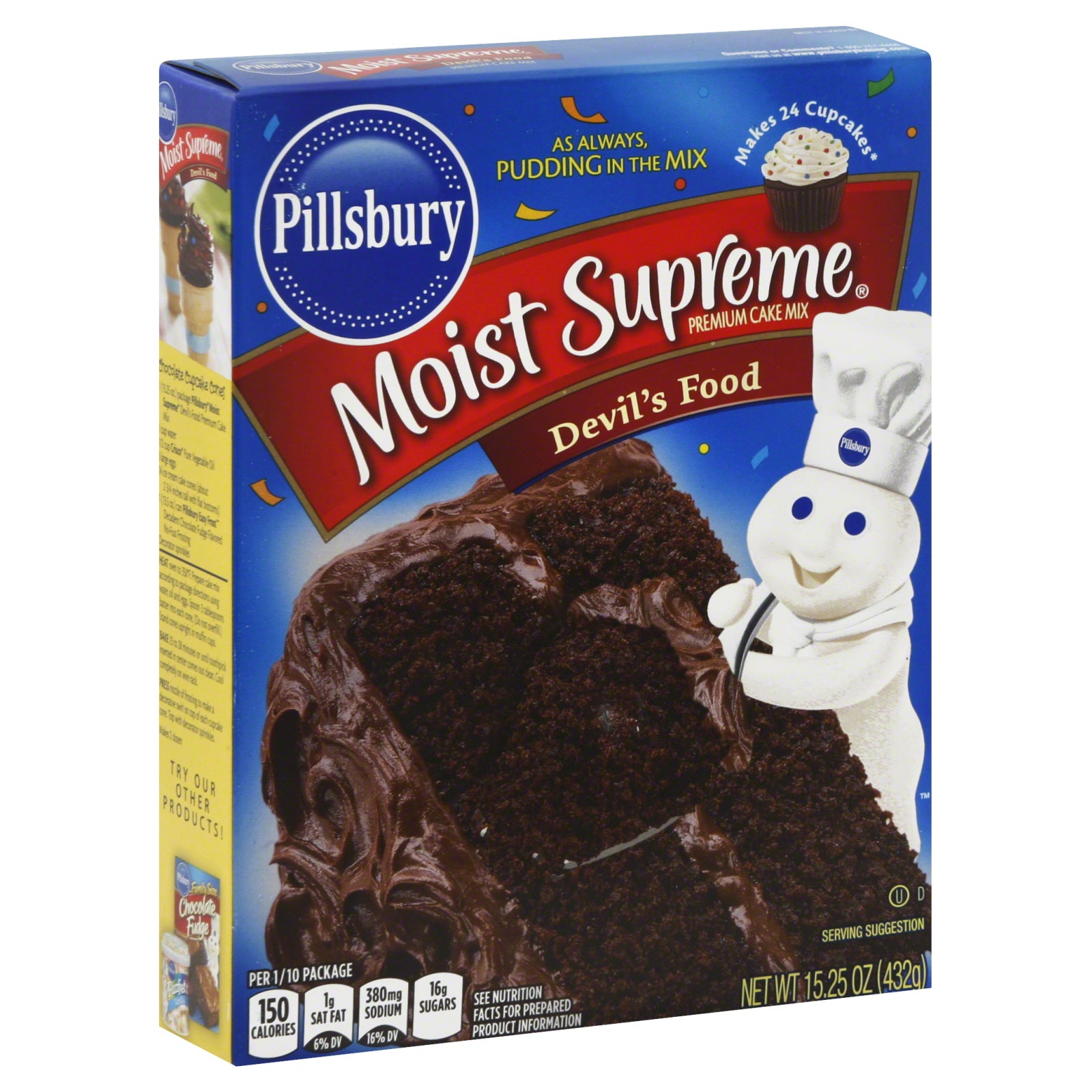 Pillsbury Devil's Food Premium Cake Mix 15.25