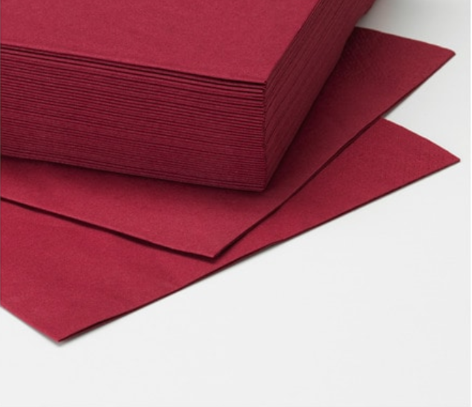 Fantastisk Wine 15x15 Napkins 50ct